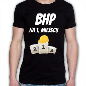 Koszulka BHP na I miejscu to świetny gadżet BHP