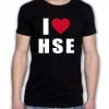 Koszulka I love HSE to świetny upominek BHP