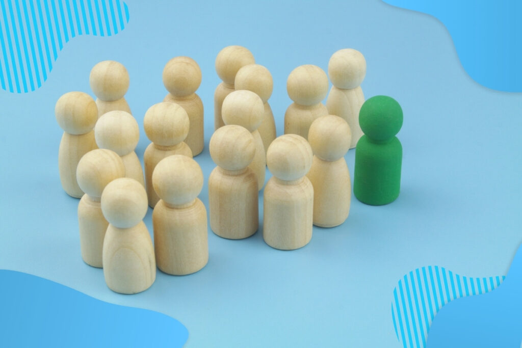 Na obrazku przedstawione są pionki na niebieskim tle - CZYM JEST BEZPIECZEŃSTWO BEHAWIORALNE? Proresult