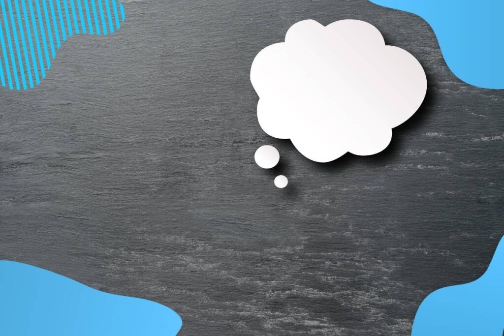 Na obrazku przedstawiony biały dymek rozmowy na szarym tle - INFORMACJA ZWROTNA W BEZPIECZEŃSTWIE – METODA FUKO Proresult