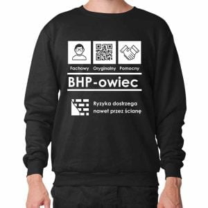bluza czarna dla BHPOWCA