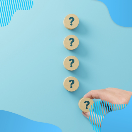 test bhp (1) Znaki zapytania na niebieskim tle - Proresult Test BHP