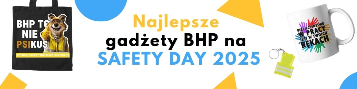 Torba bhp oraz kubek bhp - safety day, gadżety bhp 2025