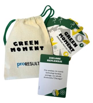 Karty green moment Na obrazku jest przedstawiona gra GREEN MOMENT - gry bhp Proresult