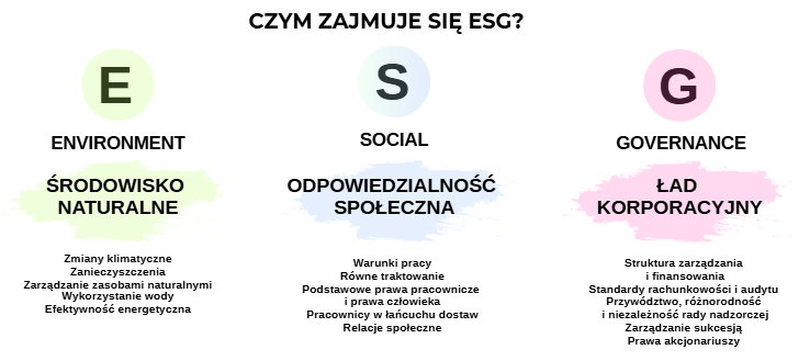Obrazek opisujący czym jest esg