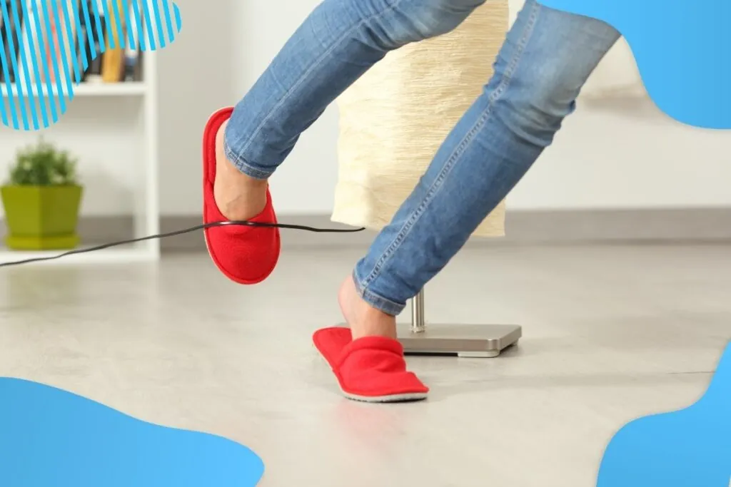 Na zdjęciu widać jak ktoś się potyka - Proresult